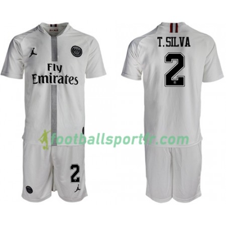 Tenue Paris Saint Germain T.Silva 2 Jordan Blanc Enfant Troisieme 2018-2019 Maillot de Foot Tenue Paris Saint Germain T.Silva 2 Jordan Blanc Enfant Troisieme 2018-2019 Maillot de Foot